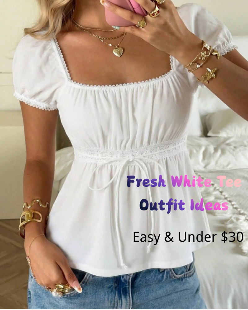 White Minimalist Tee